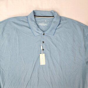Axis Modern Coast Men's Blue Short Sleeve Shirt New Size 5XB 5X Srp of $85 polo